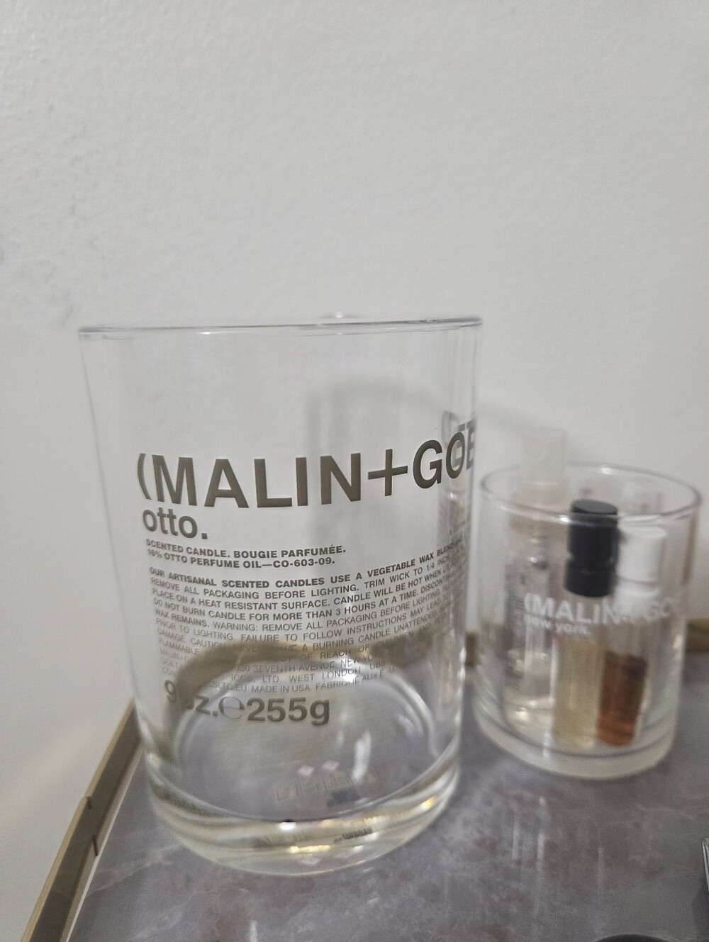 FULL SIZE EMPTY MALIN & GOETZ CANDLE JAR🕯🕯